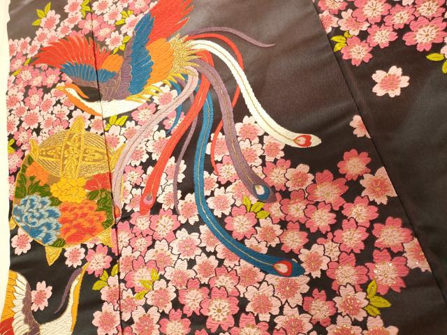 平和屋本店●色打掛　和装　婚礼　結婚式　花嫁　神社挙式　唐織　鳳凰舞桜文　暈し染め　金糸　逸品　AABJ2889fw