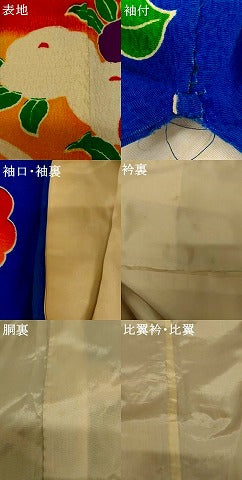 平和屋本店●お引きずり・お引き摺り・引き振袖　和装　結婚式　舞妓　芸妓　芸者　衣装　駒刺繍　草花重ね山流水文　逸品　AABJ2892fw