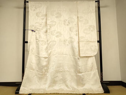 平和屋本店●掛下　打掛　和装　婚礼　花嫁　結婚式　神社挙式　草花丸地紋　逸品　AABJ2898fw