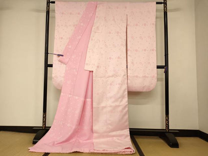 平和屋本店●掛下　打掛　和装　婚礼　花嫁　結婚式　神社挙式　舞桜文　AABJ2910fw