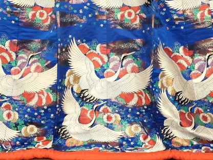 平和屋本店●色打掛 和装 婚礼 結婚式 花嫁 神社挙式 唐織 飛鶴草花文 金糸 逸品 AABJ2912fw