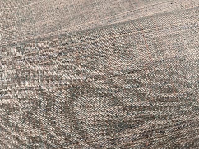 平和屋着物●上質な紬　霞文　正絹　逸品　AABJ2924ph