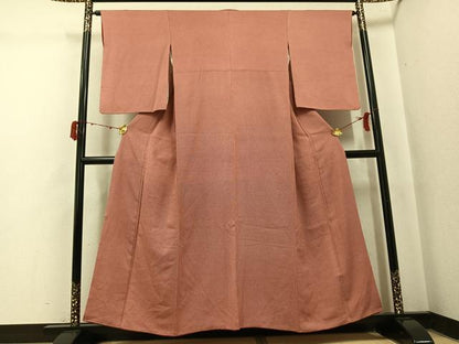平和屋着物●小紋師　鈴木秋治　江戸小紋　角通し　正絹　逸品　AABJ2940ph