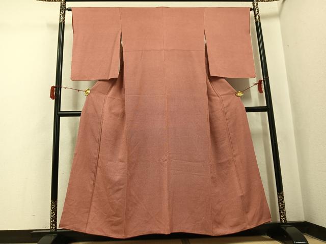 平和屋着物●小紋師　鈴木秋治　江戸小紋　角通し　正絹　逸品　AABJ2940ph