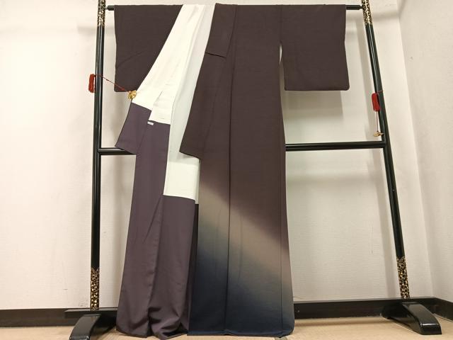 平和屋着物●豪華色留袖　霞文　暈し染め　正絹　逸品　AABJ2943ph