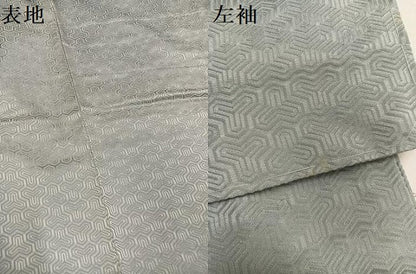 平和屋着物●上質な色無地　蕎麦切色　正絹　逸品　AABJ2946ph