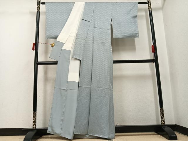 平和屋着物●上質な色無地　蕎麦切色　正絹　逸品　AABJ2946ph