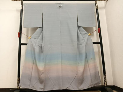 平和屋着物●豪華色留袖　作家物　霞文　暈し染め　健勝苑扱い　正絹　逸品　未使用　AABJ2957ph