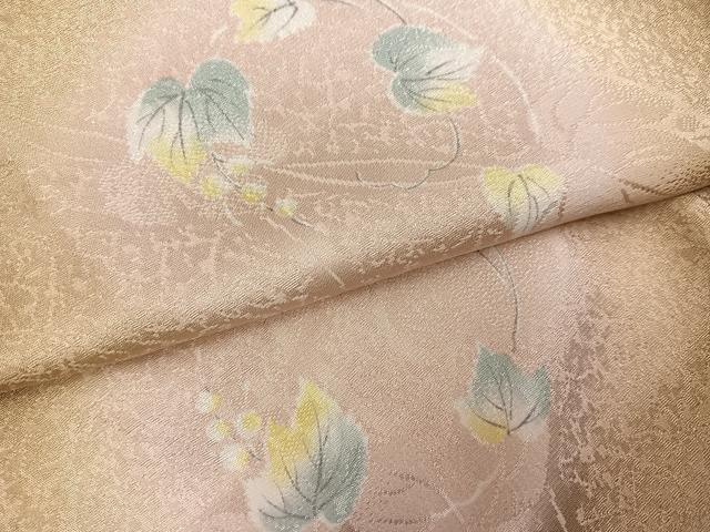 平和屋着物●長襦袢　無双仕立て　唐草地紋　蛍暈し　やまと誂製　正絹　逸品　AABJ2959ph