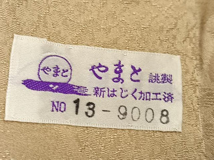 平和屋着物●長襦袢　無双仕立て　唐草地紋　蛍暈し　やまと誂製　正絹　逸品　AABJ2959ph