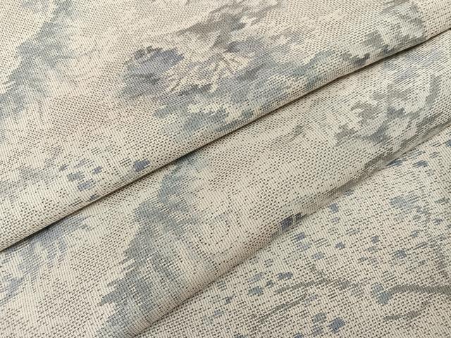 平和屋着物●本場大島紬　白大島　総絣　草花文　正絹　逸品　AABJ2981ph
