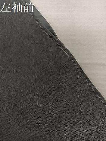 平和屋着物●上質な色無地　灰色　鬼しぼ縮緬　正絹　逸品　未使用　AABJ2984ph