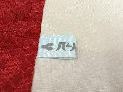 平和屋着物●豪華振袖　紅型　草花文　ロング丈　正絹　逸品　AABJ3029ph