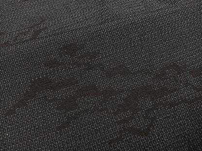 平和屋着物●結城紬　100亀甲　松　正絹　逸品　AABJ3034ph