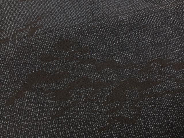 平和屋着物●結城紬　100亀甲　松　正絹　逸品　AABJ3034ph
