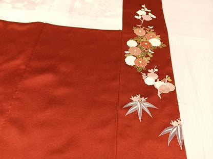 平和屋着物●豪華振袖　草花宝尽くし　金彩　正絹　逸品　未使用　AABJ3037ph