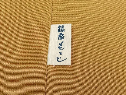 平和屋着物●藤あや子　訪問着　駒刺繍　花唐草文　暈し染め　金彩　鬼しぼ縮緬　銀座もとじ　正絹　逸品　AABJ3039ph