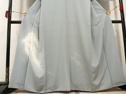 平和屋着物●訪問着　刺繍　霞文　暈し染め　金彩　正絹　逸品　AABJ3040ph