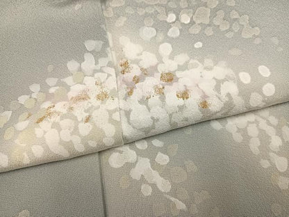 平和屋着物●訪問着　刺繍　霞文　暈し染め　金彩　正絹　逸品　AABJ3040ph
