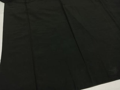 平和屋着物●男性　黒紋付・羽織セット　正絹　逸品　AABJ3052ph