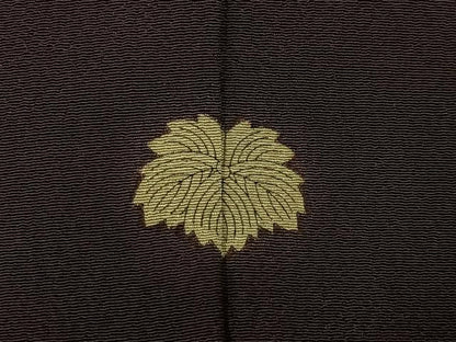平和屋着物●洗える最高級着物　＜英＞はなぶさ謹製　色無地　赤墨色　洗える着物　AABJ3057ph