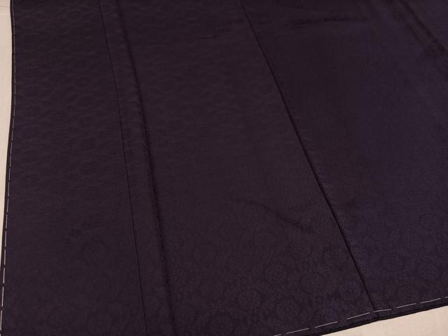 平和屋着物●上質な色無地　藍　花地紋　紅消鼠色　正絹　逸品　未使用　AABJ3061ph