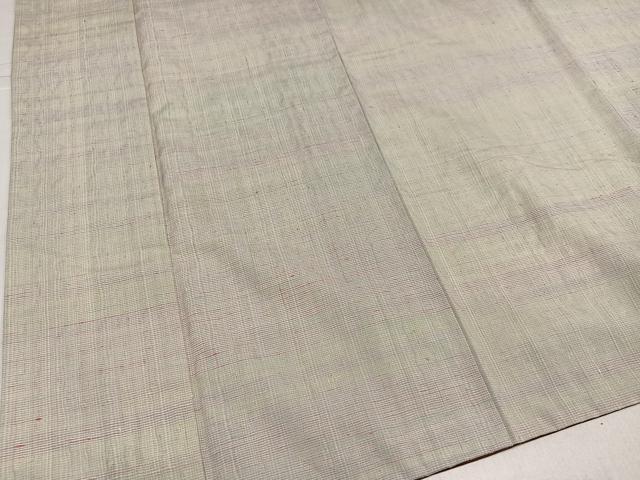 平和屋着物●真綿手引紬　よねざわ新田　虹彩　証紙付き　正絹　逸品　AABJ3075ph