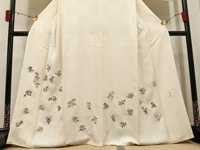 平和屋着物●訪問着　総刺繍　金糸　正絹　逸品　未使用　AABJ3078ph