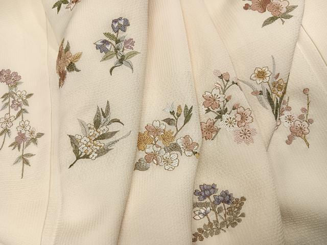 平和屋着物●訪問着　総刺繍　金糸　正絹　逸品　未使用　AABJ3078ph