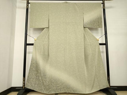 平和屋着物●訪問着　霞文　暈し染め　正絹　逸品　AABJ3082ck