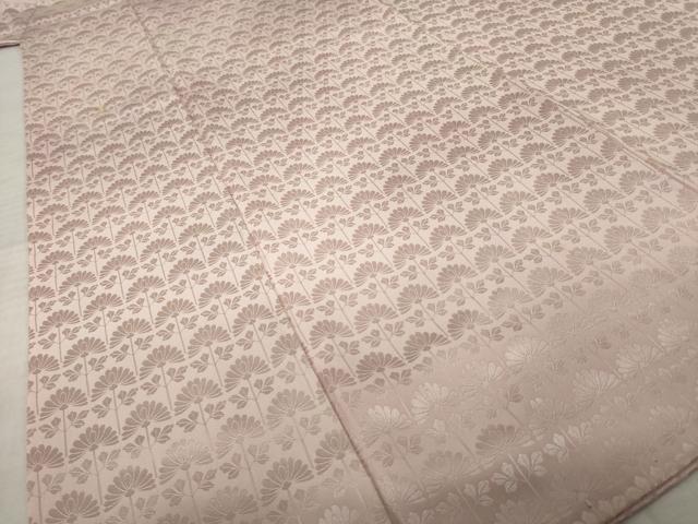 平和屋着物●上質な小紋　草花地紋　暈し染め　正絹　逸品　AABJ3090ck