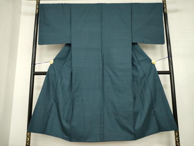 平和屋着物●男性　紬　100亀甲　総詰め　正絹　逸品　未使用　AABJ3097ck
