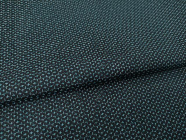 平和屋着物●男性　紬　100亀甲　総詰め　正絹　逸品　未使用　AABJ3097ck