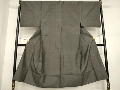 平和屋着物●男性　本場大島紬　80亀甲　総詰め　正絹　逸品　AABJ3116ck