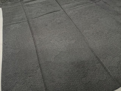 平和屋着物●江戸小紋　切嵌花文　正絹　逸品　AABJ3117ck