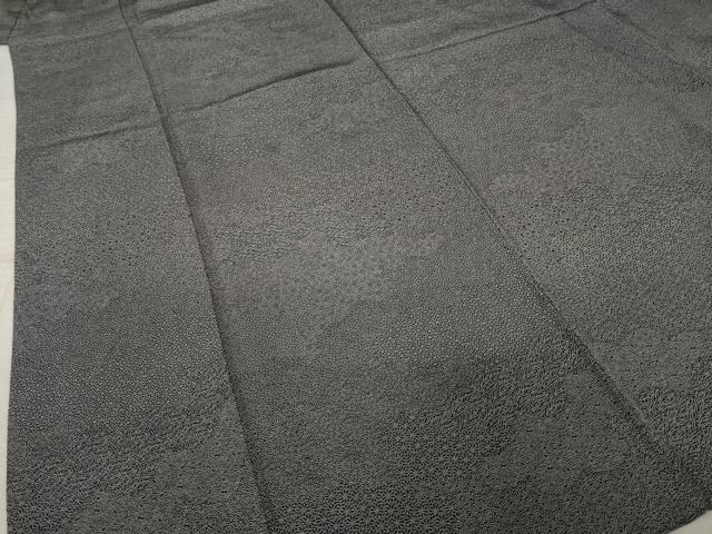 平和屋着物●江戸小紋　切嵌花文　正絹　逸品　AABJ3117ck