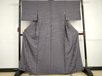 平和屋着物●上質な小紋　霞文　暈し染め　正絹　逸品　未使用　AABJ3169cs