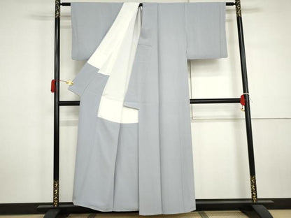 平和屋着物●上質な色無地　紅掛花色　正絹　逸品　AABJ3179cs