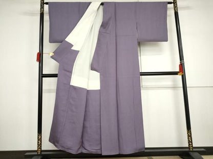 平和屋着物●江戸小紋　極小鮫小紋柄　正絹　逸品　AABJ3183cs