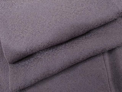平和屋着物●江戸小紋　極小鮫小紋柄　正絹　逸品　AABJ3183cs