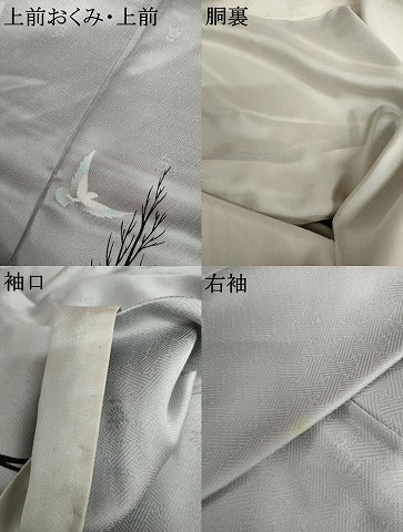 平和屋着物●訪問着　手描き　飛鳥文　正絹　逸品　AABJ3190cs