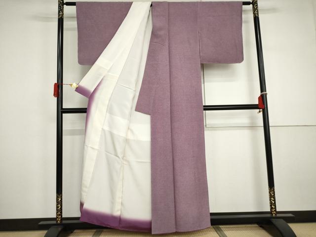 平和屋着物●江戸小紋　極小鮫小紋柄　正絹　逸品　AABJ3195cs