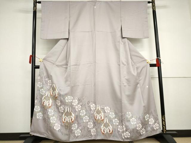 平和屋着物●豪華色留袖　作家物　立涌鳳凰花唐草文　金彩　正絹　逸品　AABJ3200cs