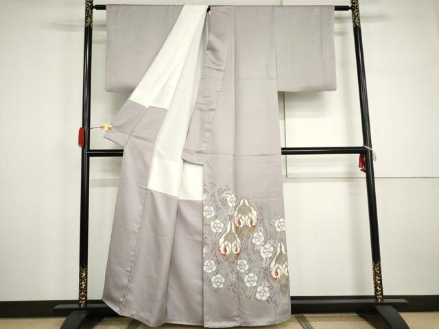 平和屋着物●豪華色留袖　作家物　立涌鳳凰花唐草文　金彩　正絹　逸品　AABJ3200cs