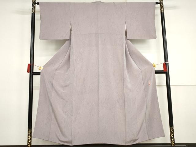 平和屋着物●重要無形文化財　人間国宝　中村勇二郎　江戸小紋　杢目文　正絹　逸品　AABJ3205cs