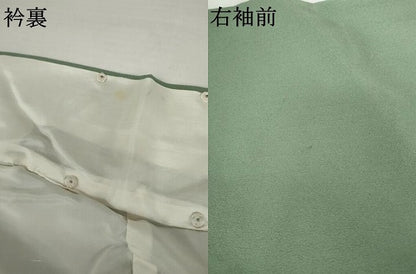 平和屋着物●訪問着　友禅　飾花文　暈し染め　正絹　逸品　AABJ3220cs