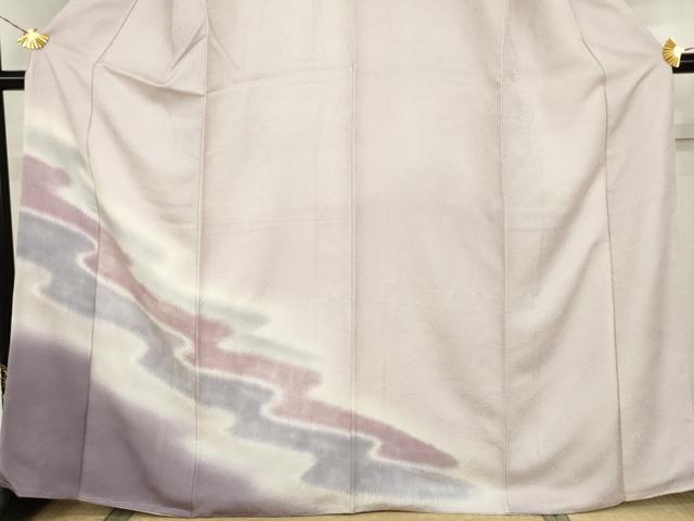 平和屋着物●訪問着　霞文　暈し染め　正絹　逸品　未使用　AABJ3223cs