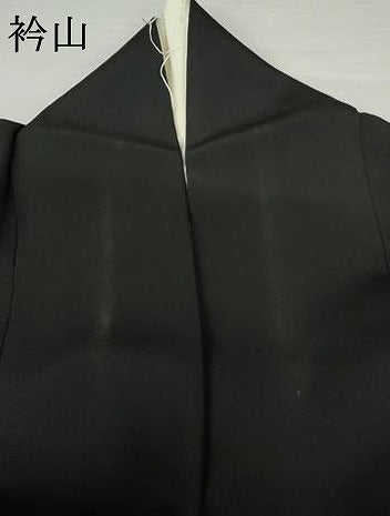 平和屋着物●豪華黒留袖　友禅　作家物　花車文　正絹　逸品　AABJ3224cs