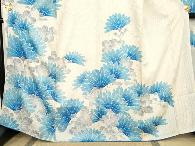 平和屋着物●豪華振袖　総絞り　横菊　正絹　逸品　AABJ3237cs