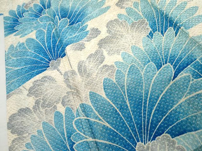 平和屋着物●豪華振袖　総絞り　横菊　正絹　逸品　AABJ3237cs